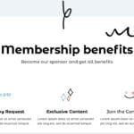 Membership benefits, sponsorship advantages, exclusive content, community engagement, digital marketing, brand sponsorships.