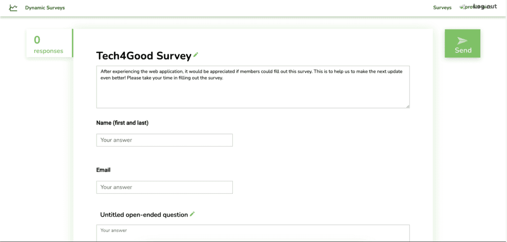 Website survey template for digital marketing and user feedback.